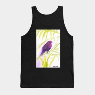 Will Sing for Clean Air Bird Tank Top